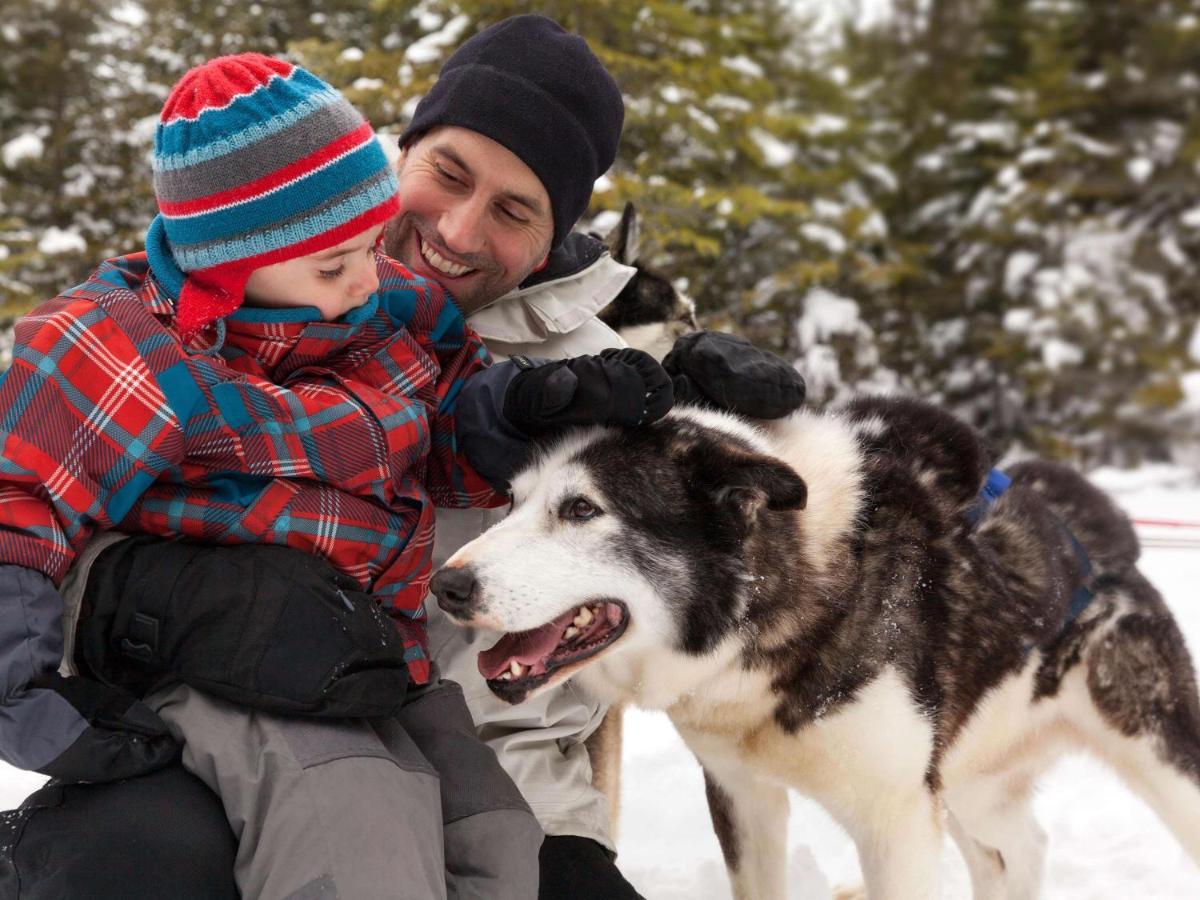 Отель Fairmont Le Manoir Richelieu Ла-Мальбе Экстерьер фото A dog sledding family